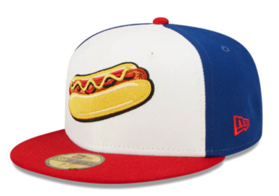 Men's Reading Phillies New Era White Blue Red Theme Night 59FIFTY Fitted Hat Cap