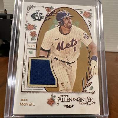 Jeff McNeil - 2024 Topps Allen & Ginter Full Size Jersey Relic #AGR-JM Mets