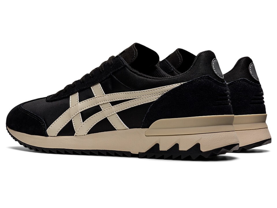 Onitsuka Tiger California 78 EX Men’s Sneakers – Black/Oatmeal, Retro Running Style, Cow Leather, Low Top
