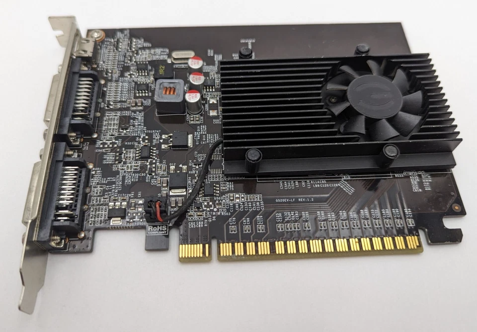 EVGA NVIDIA GeForce GT 520 SC 2GB DDR3 PCIe Video Graphics Card 02G-P3-2029-KB - Image 4 of 4