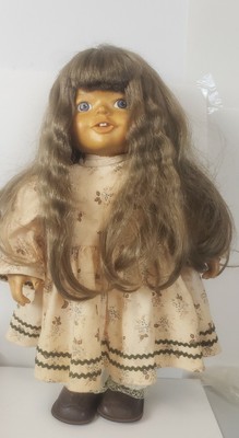 ZASAN Vintage Doll Wooden Native American Original Design Girl 15 