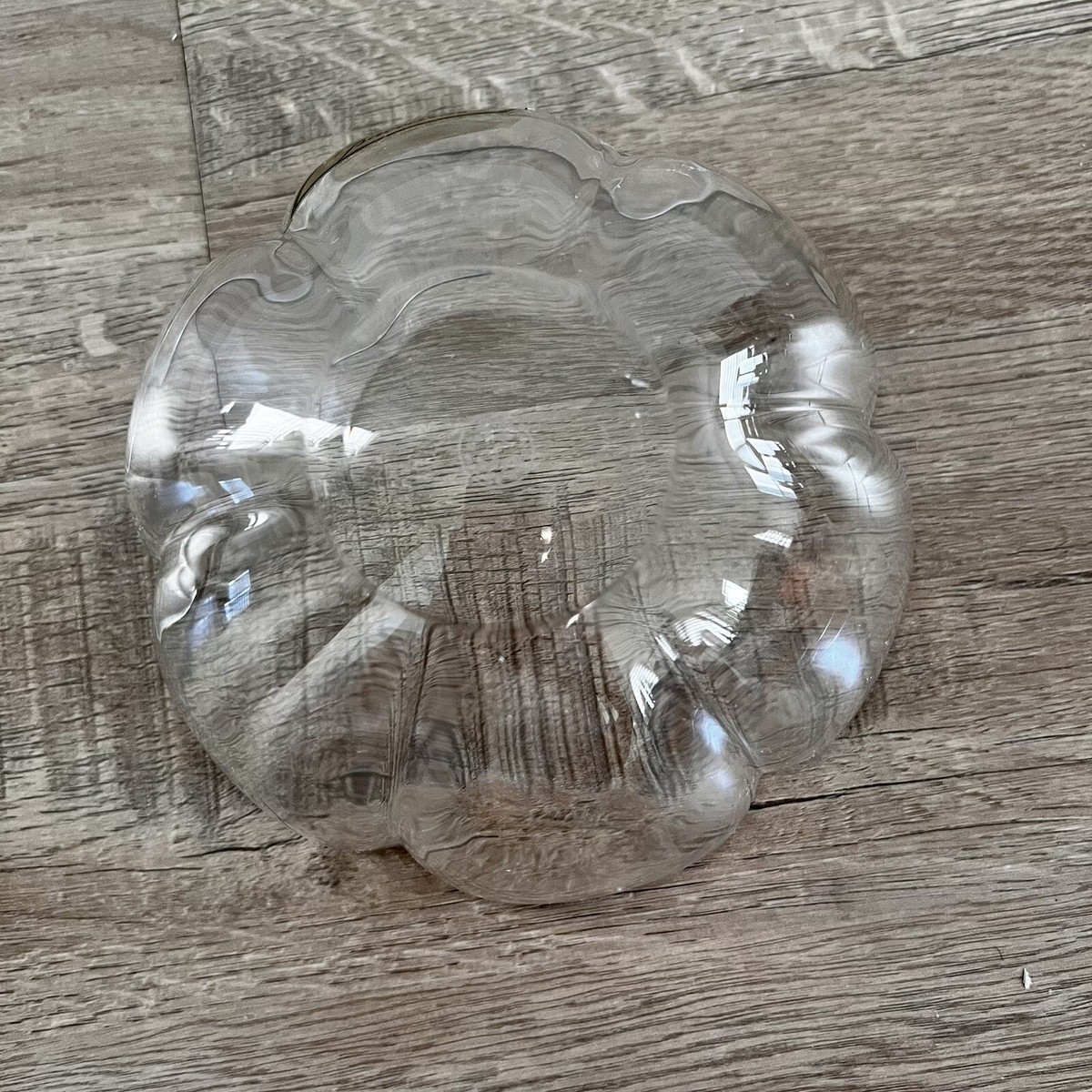 Baccarat フラワー型クリスタル皿 Rare Vintage Baccarat
