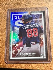 2021 Bowman Platinum Baseball Precious Elements # PE-28 Shea Langeliers