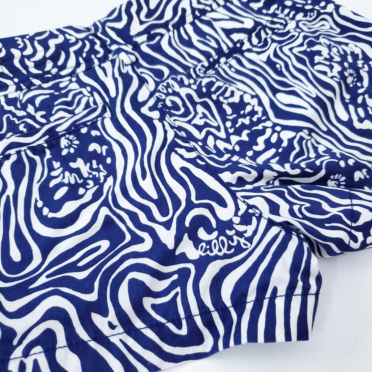 Short De Bain Lilly Pulitzer Walsh Bright Navy Night Swimming - Taille 00