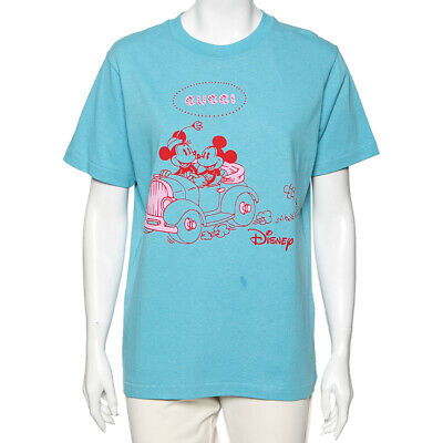 Gucci x Disney Blue Cotton printed Short Sleeve T-Shirt M | eBay Gucci x Disney Blue Cotton printed Short Sleeve T-Shirt M | eBay