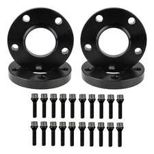 4PCS 5x120 Wheel Spacers Adapters 15mm Thick Hubcentric M12x1.5 Studs for BMW