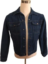 Key Imperial Jean Jacket Coat Men's Denim Vintage Possibly Small See Measurement