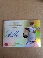 2014 Topps Tribute Patrick Corbin Auto /30 Gold Auto Diamondbacks !!!