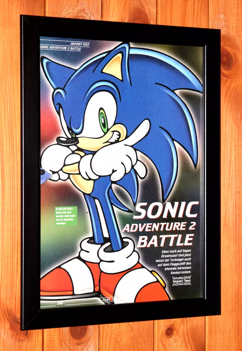 SEGA Sonic Adventure 2 Battle Acrylic Pin Sonic the Hedgehog