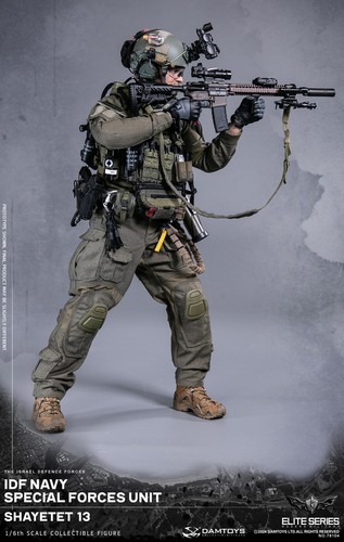Pre-order DAMTOYS 78104 1/6 IDF Navy Special Forces Unit Shayetet 13 Figure Toy - Picture 9 of 24