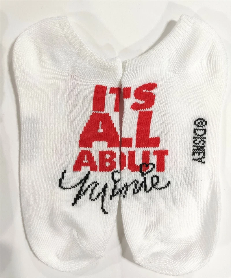 Minnie Mouse Socks Girls LARGE 4-10 Disney 6-Pair No Show Cute Kids Gift - Image 3 of 4