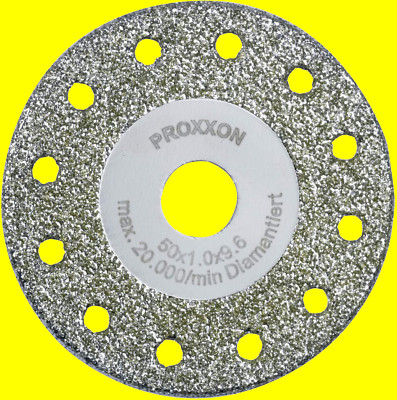 PROXXON 28557 diamantierte Trenn- und Polierscheibe Ø50mm für LWS 28547 29815