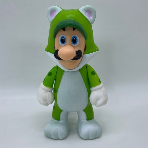 3X Super Mario Bros 3D Land Cat Mario Luigi Princess Peach Figure Toy Doll 5.75" - Picture 10 of 13