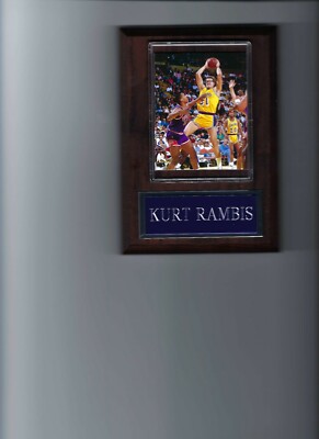 KURT RAMBIS PLAQUE LOS ANGELES LAKERS LA BASKETBALL NBA