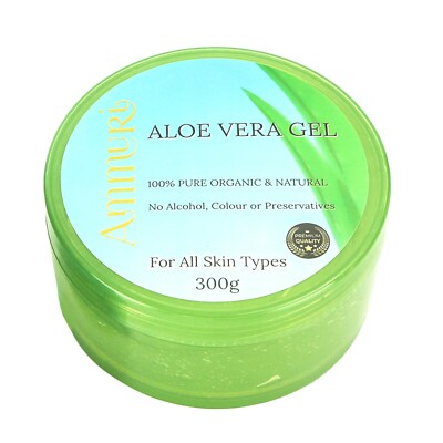Aloe Vera Gel 100% Pure Zertifiziertes Bio Natur Für Trocken Juckende Haut Face