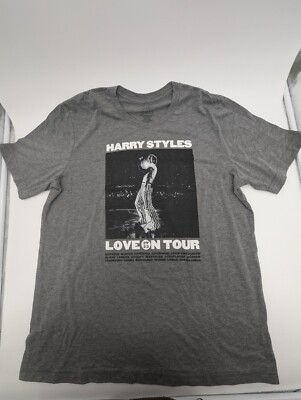 Harry Styles Love On Tour 2023 Grey T-shirt Medium HSLOT