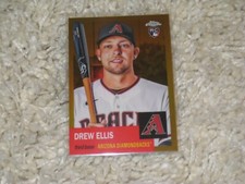 2022 Topps Chrome Platinum Anniversary True Gold Refractor Drew Ellis Rookie RC