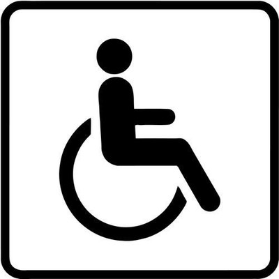 Handicap Sign Car Window Vinyl Decal Sticker | eBay