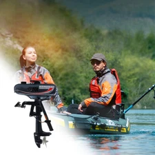 HANGKAI 2Stroke 35 HP Outboard Motor Air/Water Cooling Fishing Boat Engine