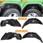 Front Rear Inner Fender Liner Flare for Jeep Wrangler JL JLU 2018-2025 Aluminum