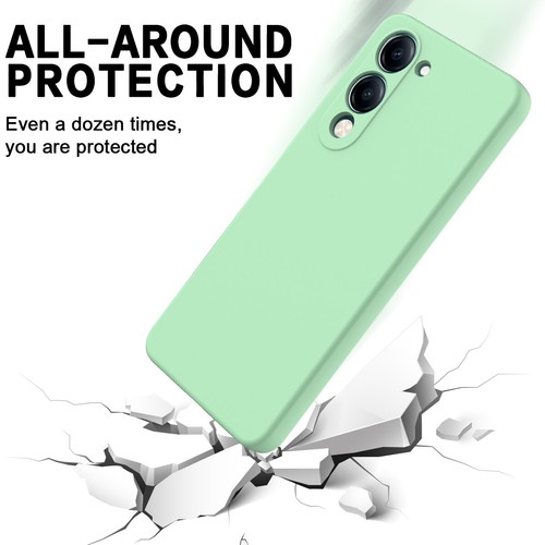 For ViVO Y04 4G, Luxury Soft Liquid Silicone Skin Touch Feel Back Case Cover - Picture 30 of 33