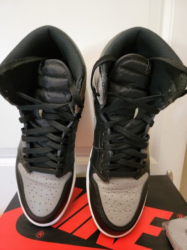 NIKE AIR JORDAN I 1 SHADOW 2018 OG RETRO ORIGINAL Size 12 - Picture 5 of 8