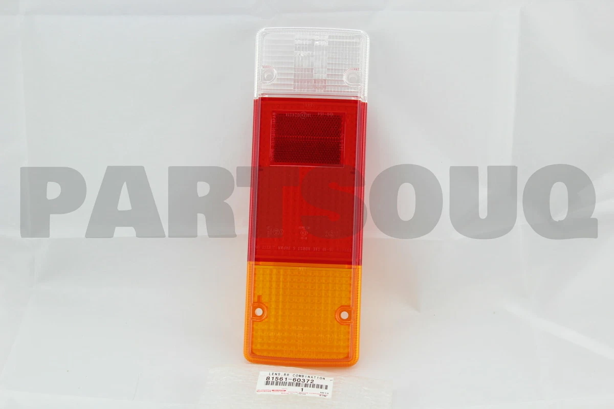 8156160372 Genuine Toyota LENS, REAR COMBINATION LAMP, LH 81561  