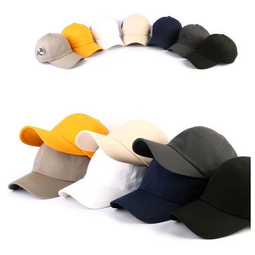 Unisex Mens Womens Solid 13 Color Plain Baseball Cap Adjustable Trucker Hats - Picture 4 of 19