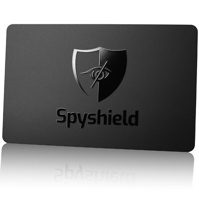 Spyshield  RFID Blocker Karte mit Störsignal NFC Schutz für EC Karte Kreditkarte