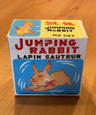 EMPTY BOX ONLY! Vtg RARE 50s JUMPING RABBIT MS 083