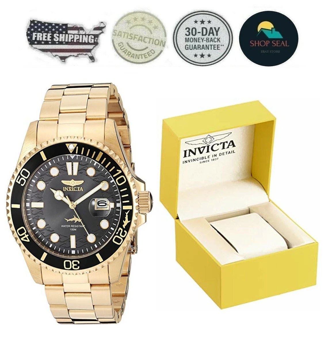 Reloj Invicta Hombre Dorado