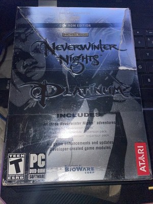 Neverwinter Nights: Platinum -- DVD Edition PC, 2004 Complete RPG DnD Adventures