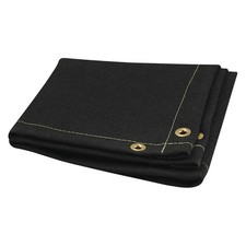 STEINER 376-6X10 Welding Blanket,6 ft W,10 ft L,Black 1H170