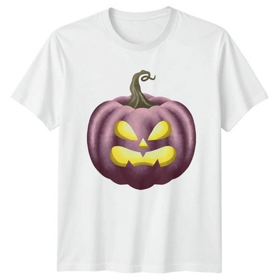 T-Shirt leuchtendes Kürbisgesicht Jack O Laterne Halloween Geschenk für Ihn und