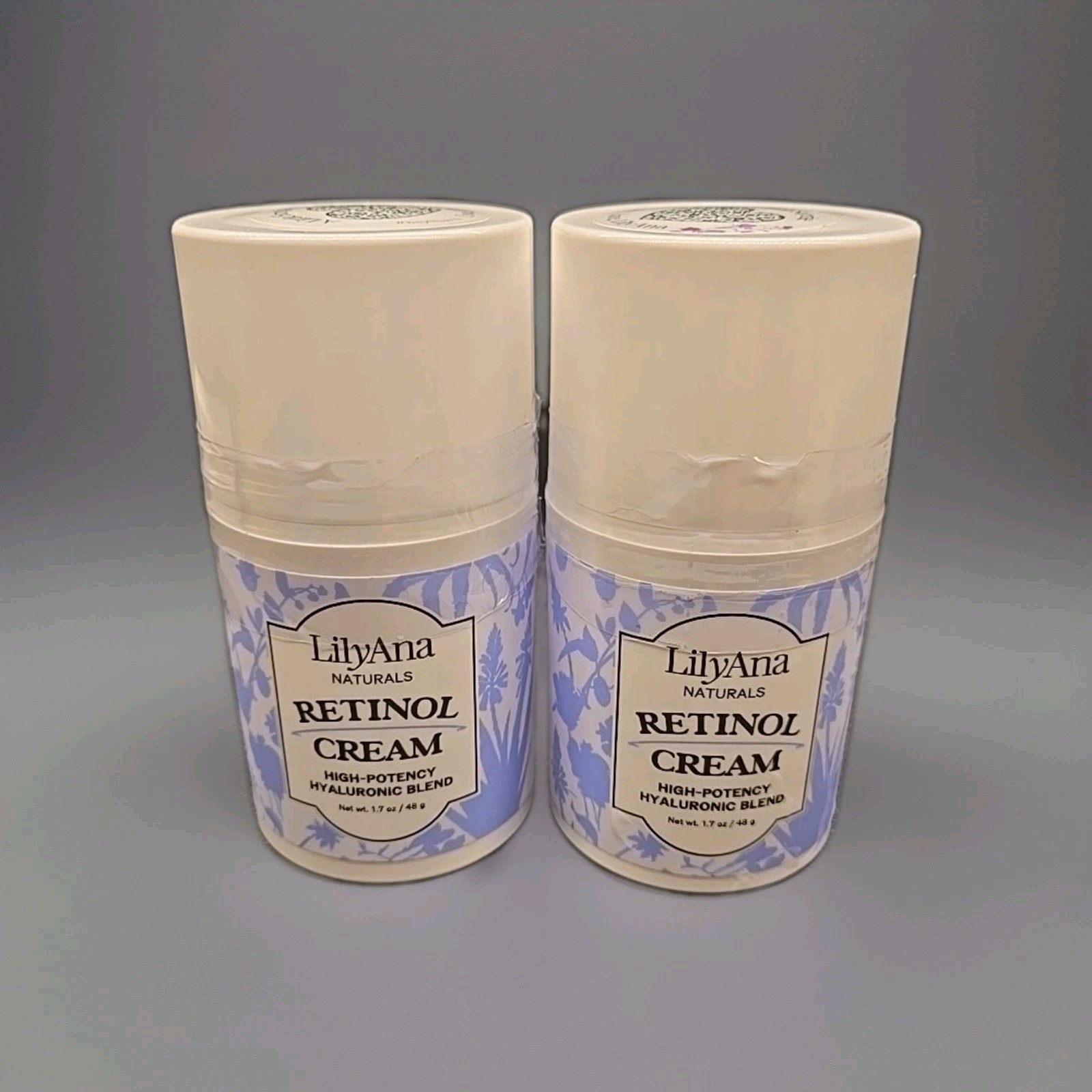 Lot of 2 - LilyAna Naturals Retinol Face Moisturizer, High-P