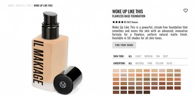 IL Makiage Woke up Like This Flawless Base Shape # 060 Foundation  30 Ml/1 oz 