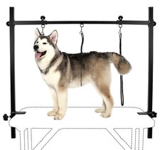 LEIBOU H-Shape Dog Grooming Arm Pet Supplies Grooming Table Arm with 3 Noose ...
