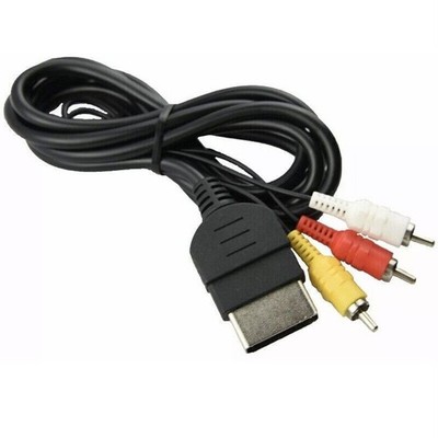 RCA Audio Video Cable for Xbox Console AV A/V 3RCA Cord Adapter Game 1.8m/6ft