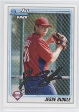 2010 Bowman Draft Draft Picks Jesse Biddle #BDPP6 0w8