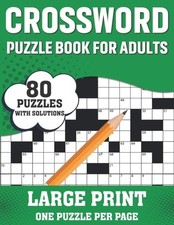 Crossword Puzzle Book For Adults: Awesome Easy To Difficult ...  (Paperback)