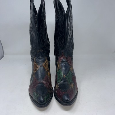 Dan Post Mens Snakeskin Western Cowboy Boot Size 9.5D  display picture 3