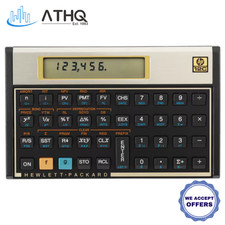HP 12c Financial Programmable Calculator - Real Estate  Banking Black Gold
