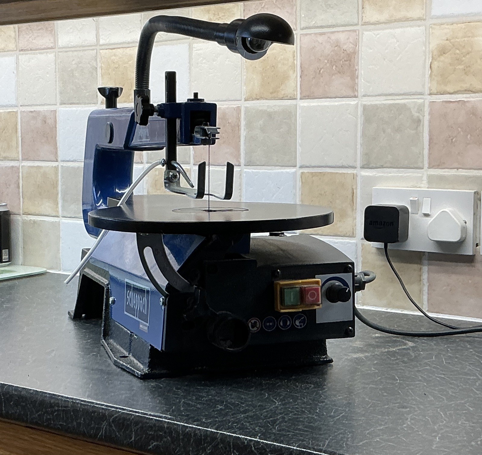 Scheppach scroll saw, Axminster Sander and Einhell table saw