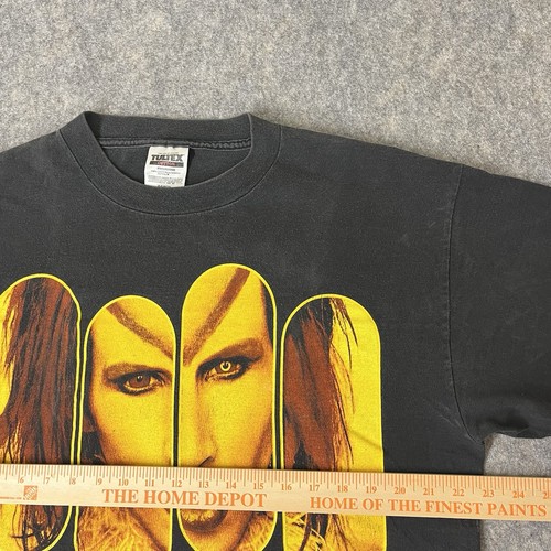 VTG Marilyn Manson Rock Is Dead T Shirt Mens XL Tultex Tag Original Back Print - Picture 6 of 10