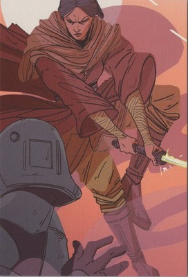 Depa Billaba by Sara Alfageeh Star Wars Disney 2019 Postcard 4x6 New Women