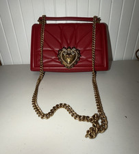 Dolce & Gabbana Devotion Red Large Handbag Us...
