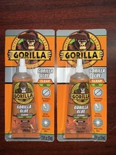2-Gorilla Clear All Purpose Hybrid Adhesive Gel Glue, 1.75oz Each