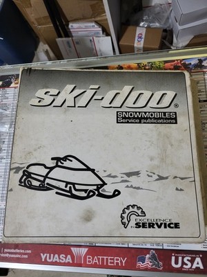 Skidoo Snowmobile Service Publications Warranty Literature Setup Paperwork 2001