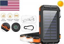 20000mAh Solar Charger for iPhone, iPad, Samsung, and Laptop, Solar Power Bank