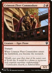 Crimson Fleet Commodore 171/361 The List